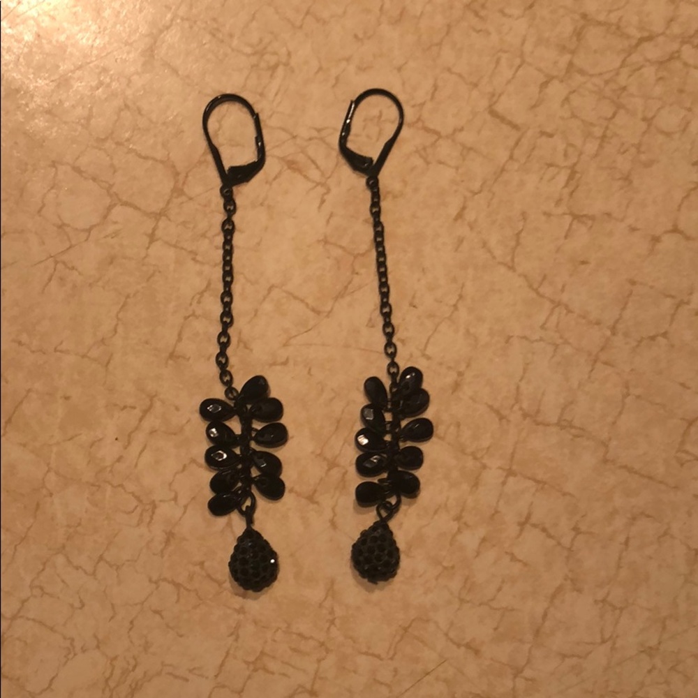 Black Dangle Earrings